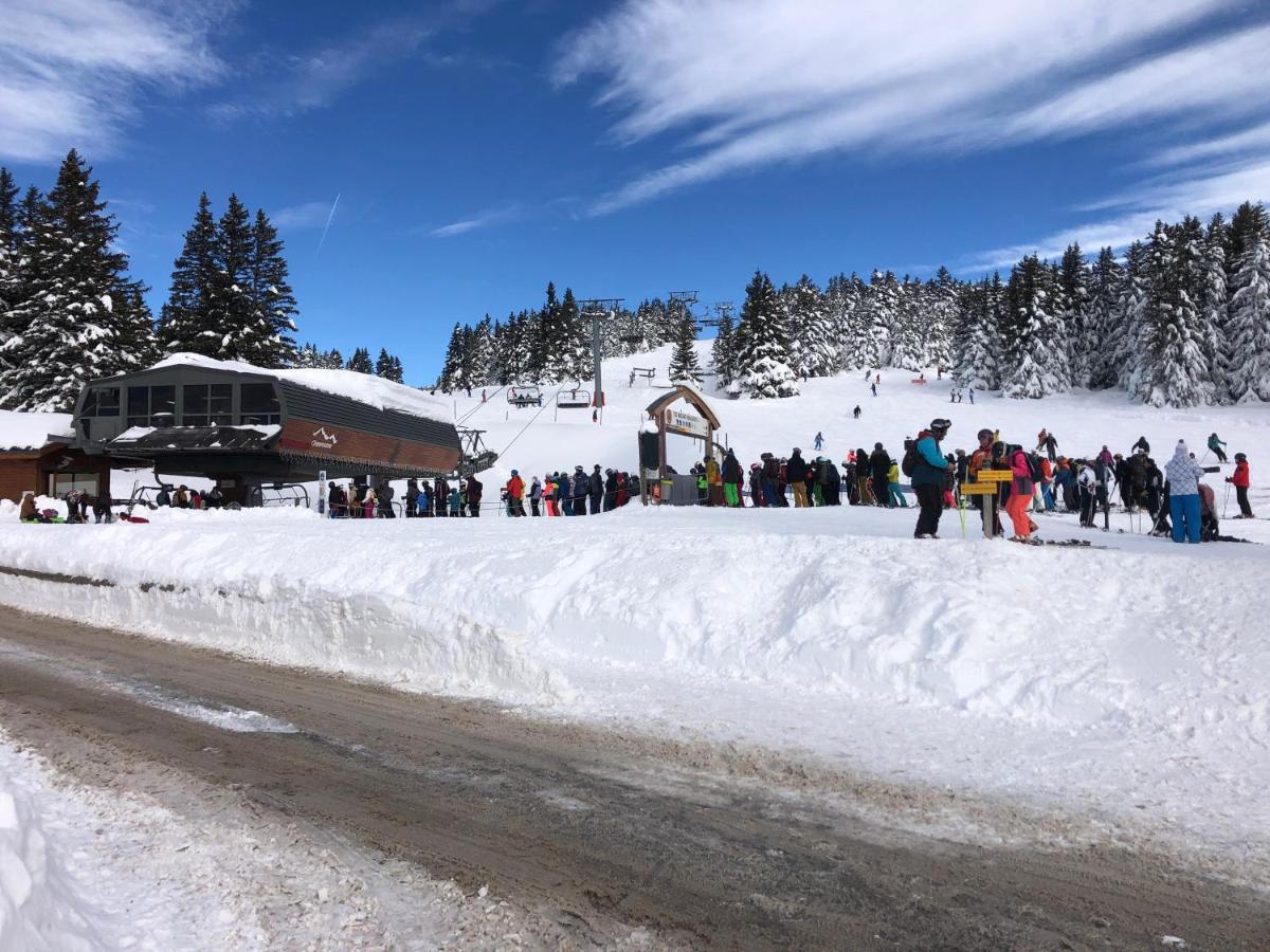 Charmant Studio Cabine Cocoon A 100 M Des Pistes 尚鲁斯 外观 照片