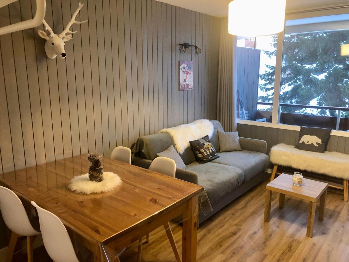 Charmant Studio Cabine Cocoon A 100 M Des Pistes 尚鲁斯 外观 照片