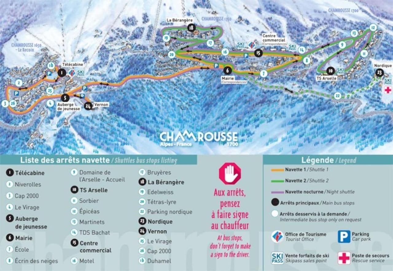 Charmant Studio Cabine Cocoon A 100 M Des Pistes 尚鲁斯 外观 照片