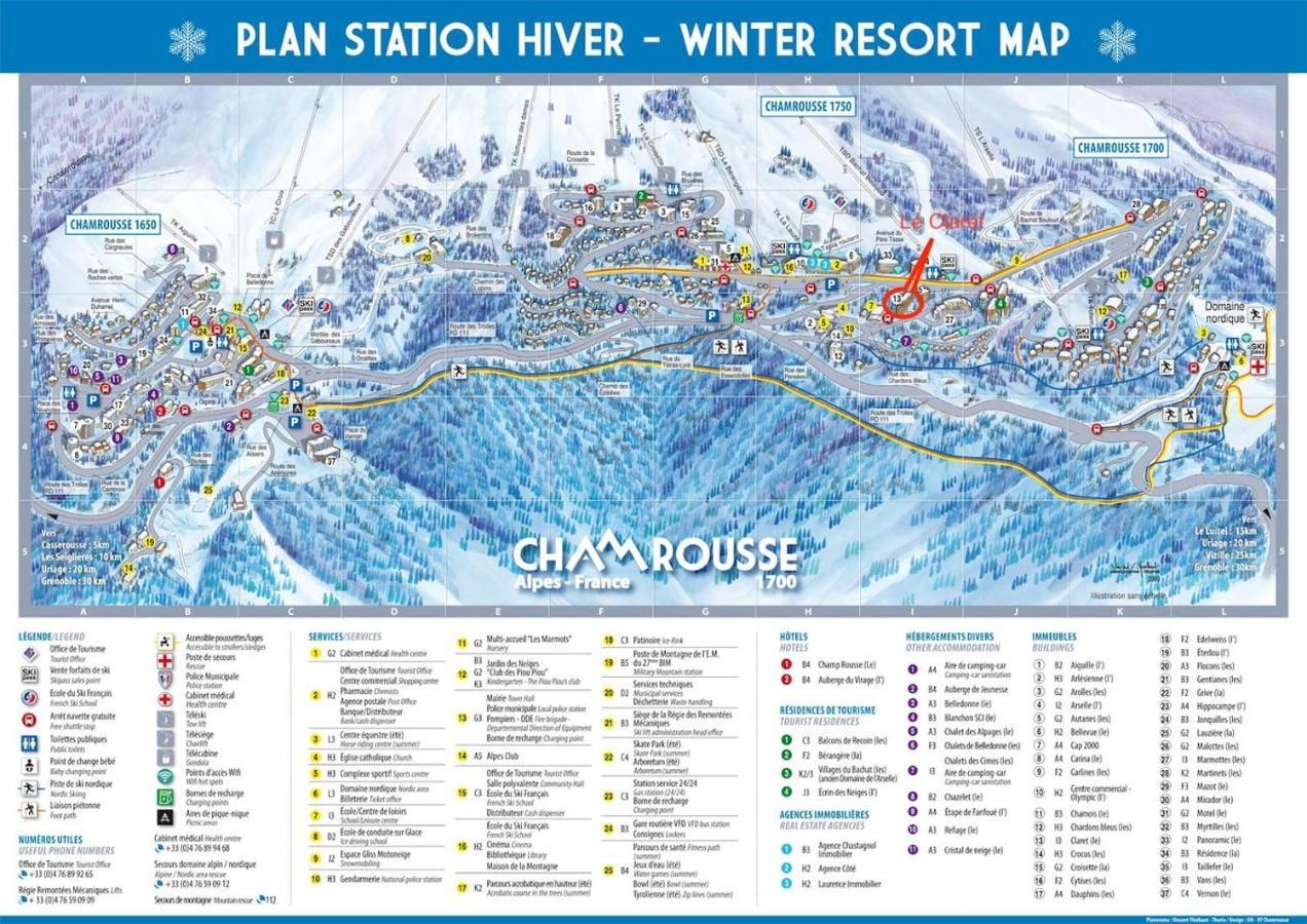 Charmant Studio Cabine Cocoon A 100 M Des Pistes 尚鲁斯 外观 照片