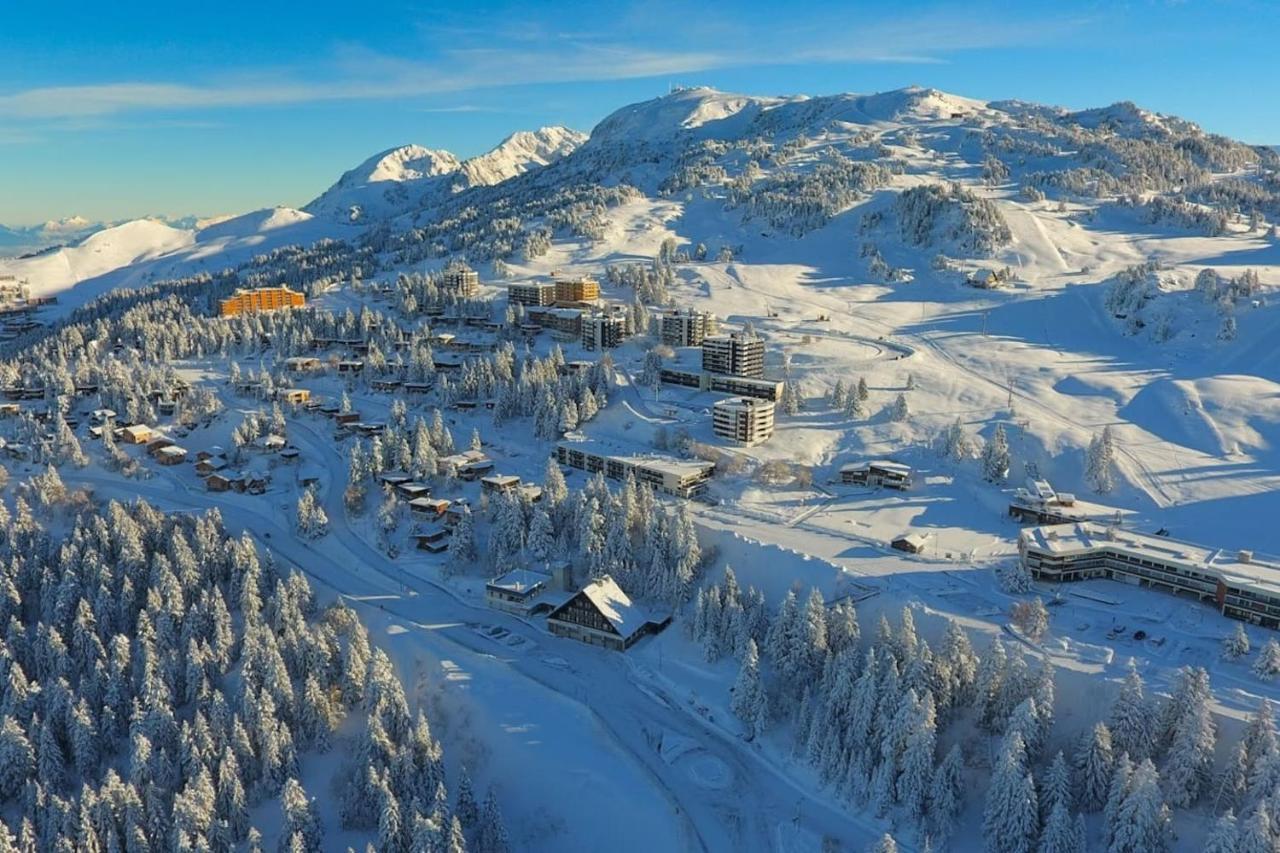 Charmant Studio Cabine Cocoon A 100 M Des Pistes 尚鲁斯 外观 照片
