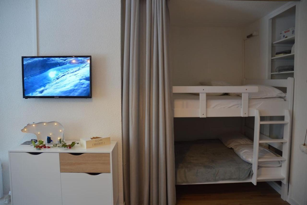Charmant Studio Cabine Cocoon A 100 M Des Pistes 尚鲁斯 外观 照片